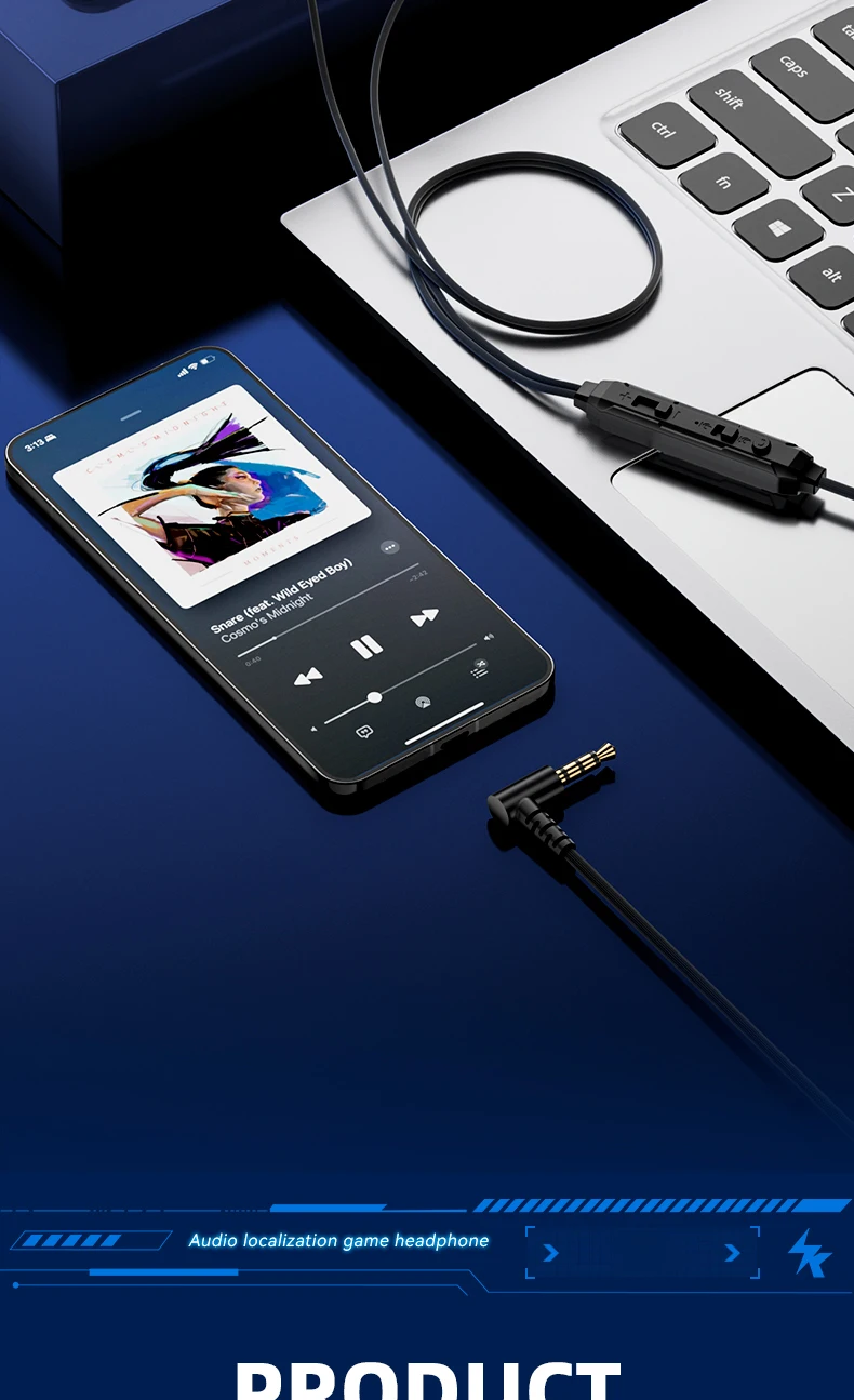 Acer Wired Earphone Gaming Earbuds with Mic Headset Gamer Headphones for Pubg PS4 CSGO Casque Phone Tablet Laptop Universal Game