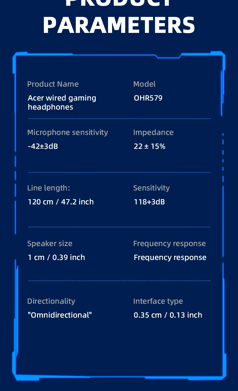 Acer Wired Earphone Gaming Earbuds with Mic Headset Gamer Headphones for Pubg PS4 CSGO Casque Phone Tablet Laptop Universal Game