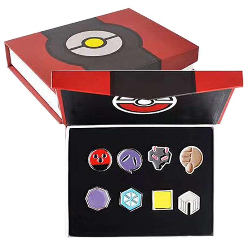 Pokemon Gym Badges Kanto Johto Hoenn Sinnoh Unova Kalos League Region Pins Brooches Orange Islands Box Collection Pocket Monster Pokemon Gym Badges Kanto Johto Hoenn Sinnoh Unova Kalos League Region Pins Brooches Orange Islands Box Collection Pocket Monster