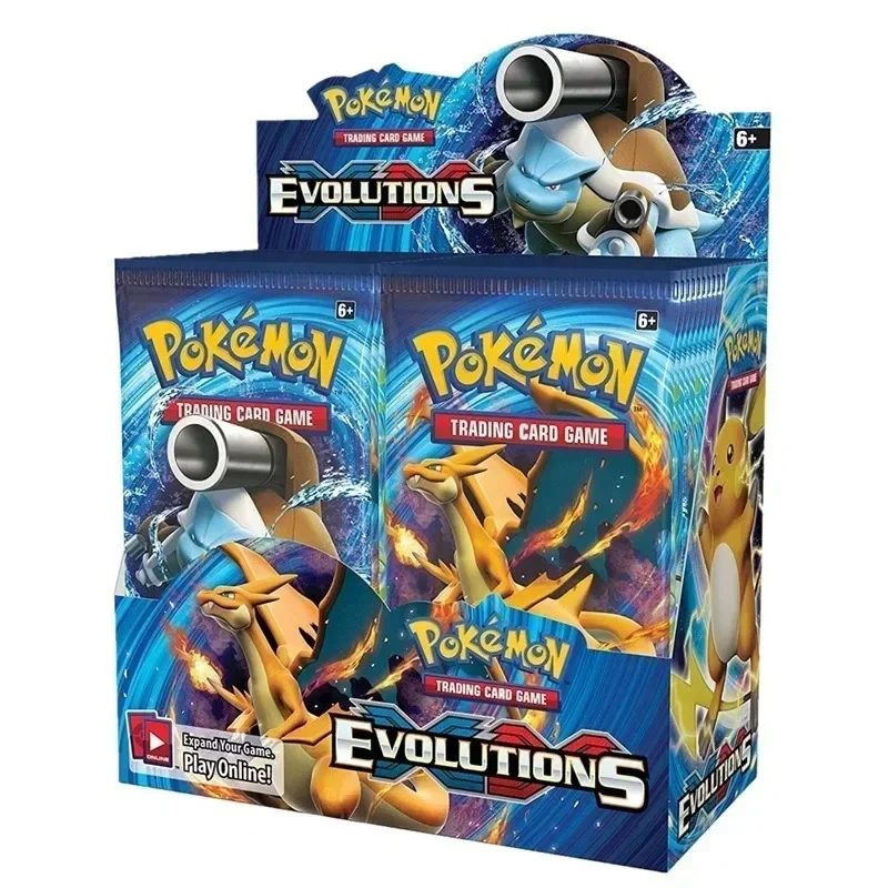 English Version Pokémon Card TCG: Evolutions Team up Scarlet & Violet Obsidian Flames Booster Box Pokemon Cards 36 Pack Box Gift