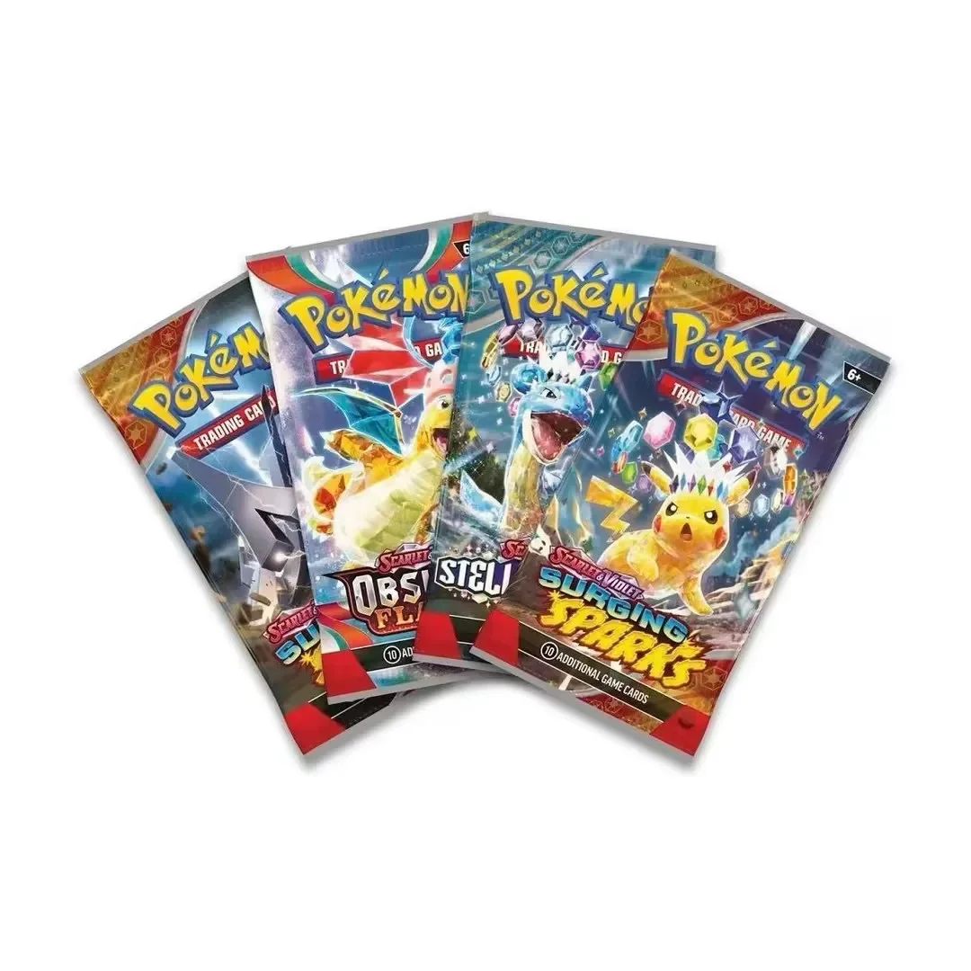 324/360PCS Pokemon Cards Deck Box Pikachu English Party Games Scarlet Violet Paismatic Evolutions Card Set Album Kids Toys Gift 324/360PCS Pokemon Cards Deck Box Pikachu English Party Games Scarlet Violet Paismatic Evolutions Card Set Album Kids Toys Gift