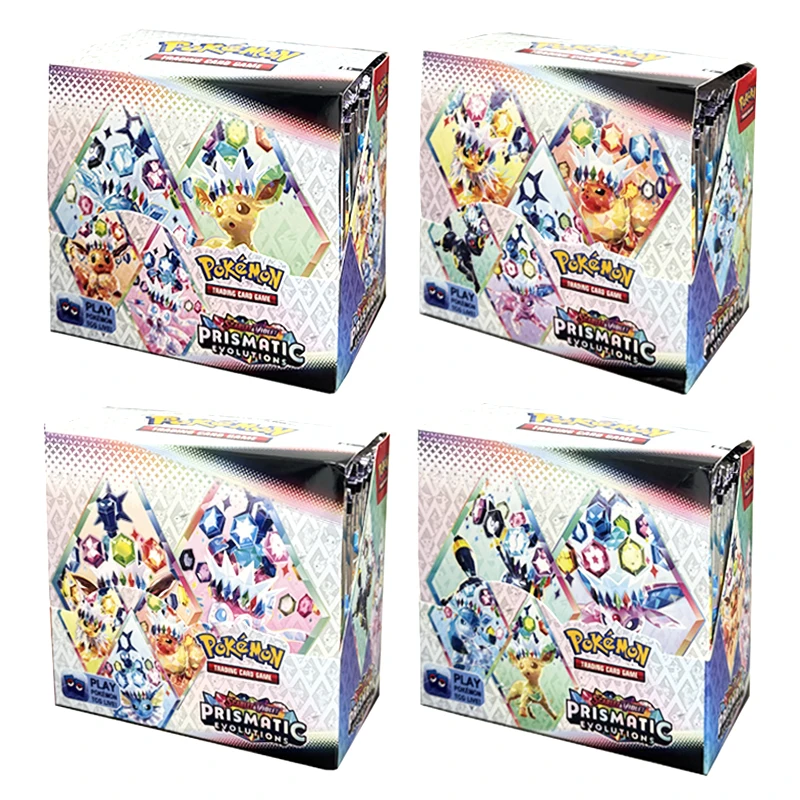 324/360PCS Pokemon Cards Deck Box Pikachu English Party Games Scarlet Violet Paismatic Evolutions Card Set Album Kids Toys Gift 324/360PCS Pokemon Cards Deck Box Pikachu English Party Games Scarlet Violet Paismatic Evolutions Card Set Album Kids Toys Gift