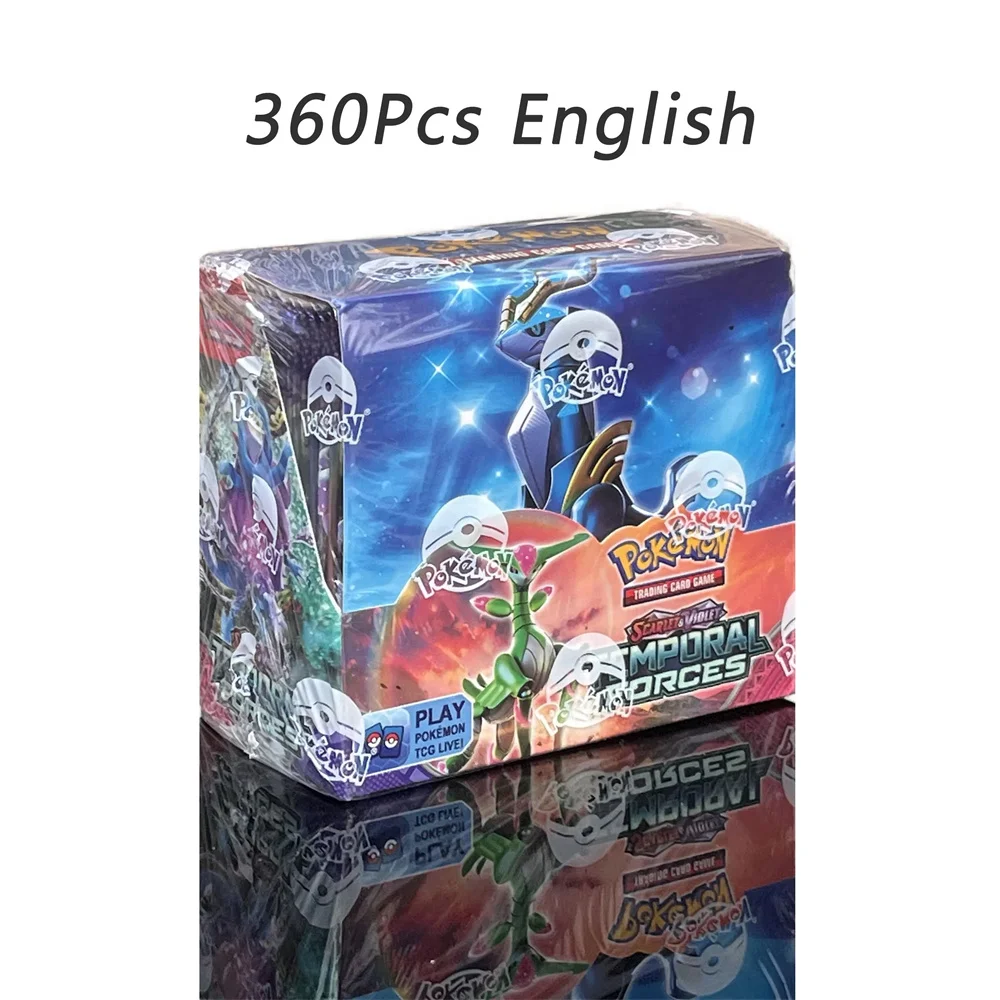 324/360PCS Pokemon Cards Deck Box Pikachu English Party Games Scarlet Violet Paismatic Evolutions Card Set Album Kids Toys Gift 324/360PCS Pokemon Cards Deck Box Pikachu English Party Games Scarlet Violet Paismatic Evolutions Card Set Album Kids Toys Gift