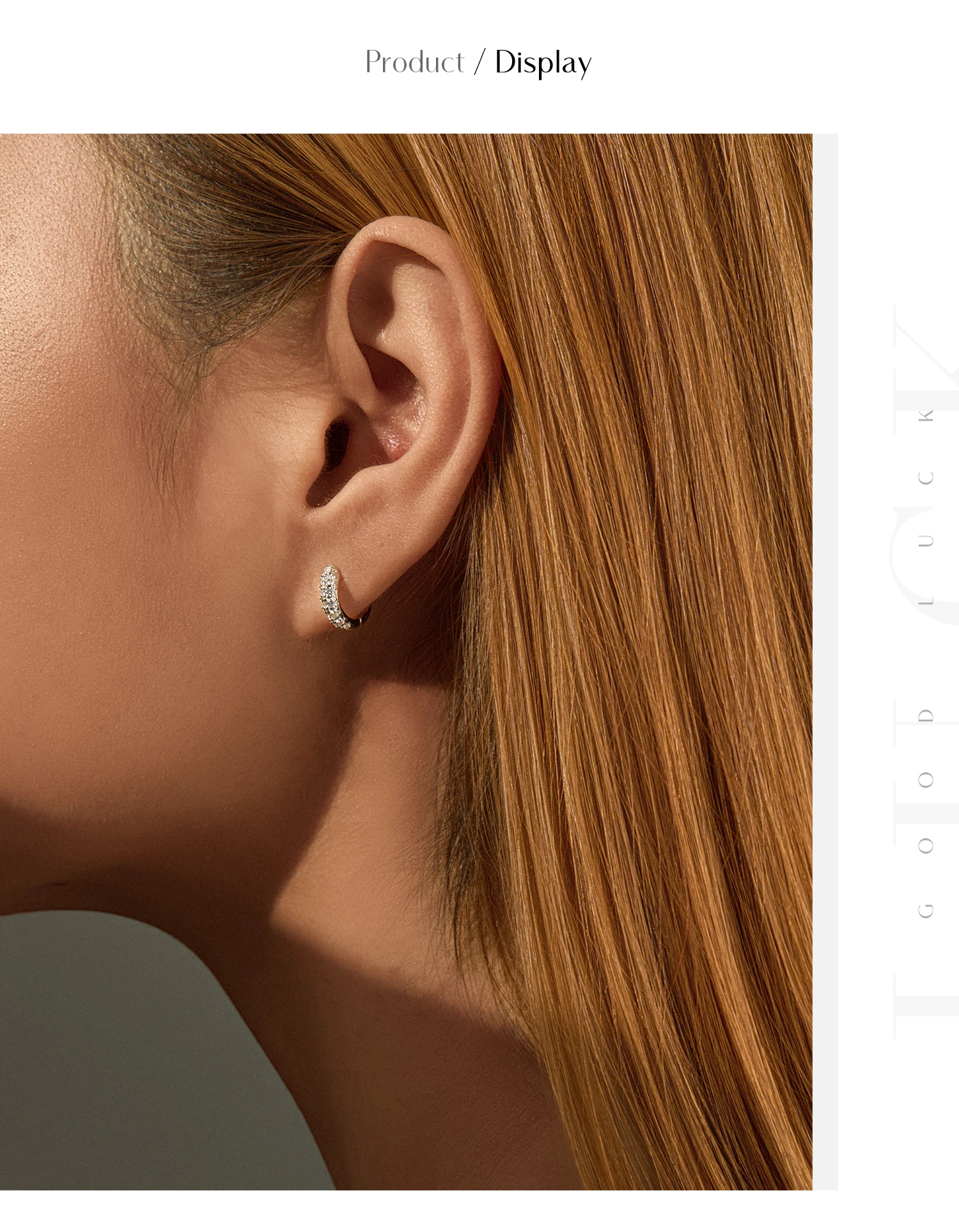 MODIAN D Color Sparkling Moissanite Circle Ear Buckle 925 Sterling Silver Classic Dating Hoop Earring For Women Fine Jewelry MODIAN D Color Sparkling Moissanite Circle Ear Buckle 925 Sterling Silver Classic Dating Hoop Earring For Women Fine Jewelry