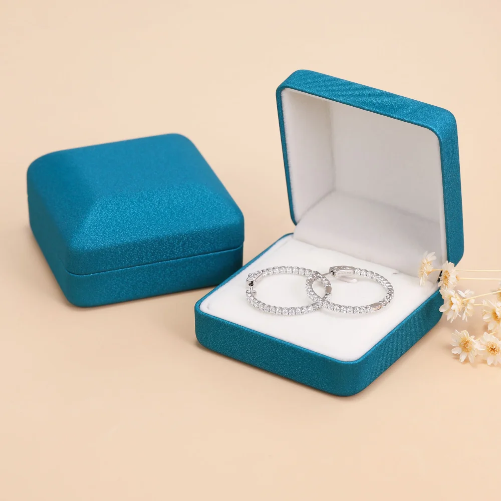 LinkerLove Moissanite Hoop Earrings for Women Gold Plate 925 Sterling Silver Diamond Earrings Bridal Luxury Wedding Fine Jewelry