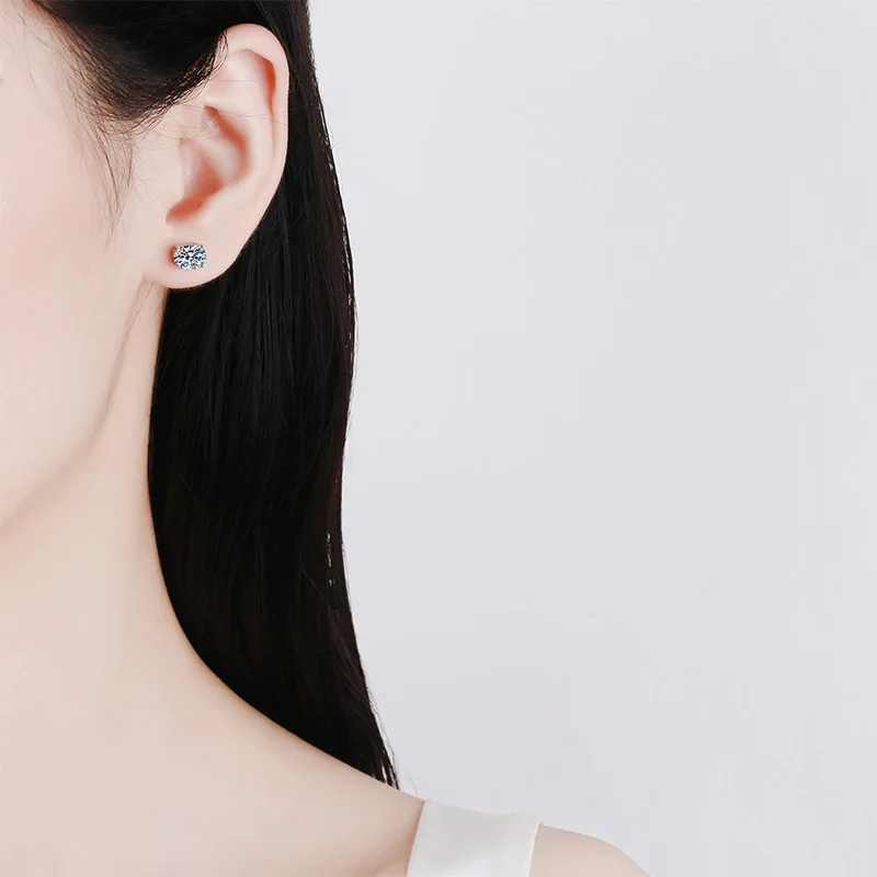 Luxury 0.5-3 Carats Marquise Heart Pear Moissanite Women Diamond Earring Stud 925 Sterling Silver Earrings for Women Jewelry New Luxury 0.5-3 Carats Marquise Heart Pear Moissanite Women Diamond Earring Stud 925 Sterling Silver Earrings for Women Jewelry New