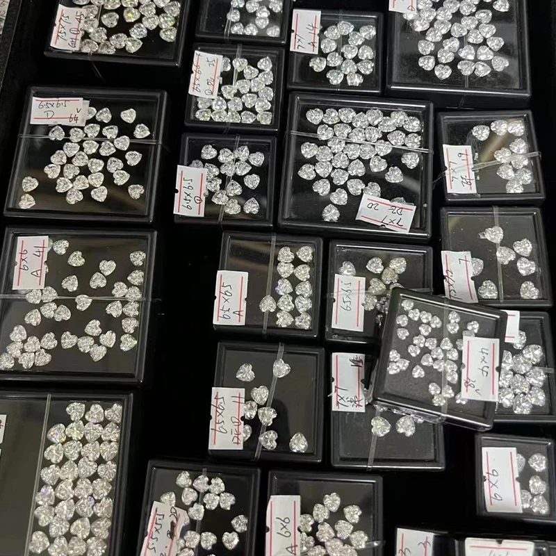 Luxury 0.5-3 Carats Marquise Heart Pear Moissanite Women Diamond Earring Stud 925 Sterling Silver Earrings for Women Jewelry New Luxury 0.5-3 Carats Marquise Heart Pear Moissanite Women Diamond Earring Stud 925 Sterling Silver Earrings for Women Jewelry New