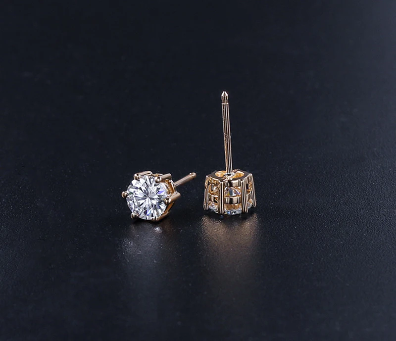 Promotion Moissanite Earrings for Women Pass Diamond Test Pen 100% With Certificate Ear Studs 925 Sterling Silver Fine Jewelry Promotion Moissanite Earrings for Women Pass Diamond Test Pen 100% With Certificate Ear Studs 925 Sterling Silver Fine Jewelry