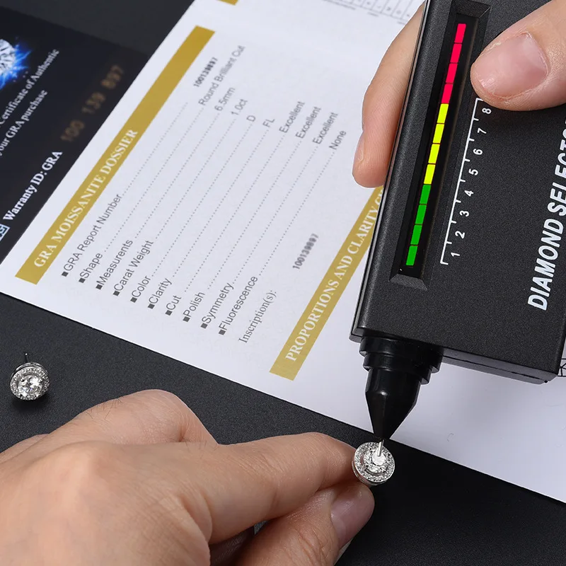 Promotion Moissanite Earrings for Women Pass Diamond Test Pen 100% With Certificate Ear Studs 925 Sterling Silver Fine Jewelry Promotion Moissanite Earrings for Women Pass Diamond Test Pen 100% With Certificate Ear Studs 925 Sterling Silver Fine Jewelry