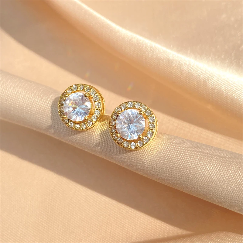 Promotion Moissanite Earrings for Women Pass Diamond Test Pen 100% With Certificate Ear Studs 925 Sterling Silver Fine Jewelry Promotion Moissanite Earrings for Women Pass Diamond Test Pen 100% With Certificate Ear Studs 925 Sterling Silver Fine Jewelry
