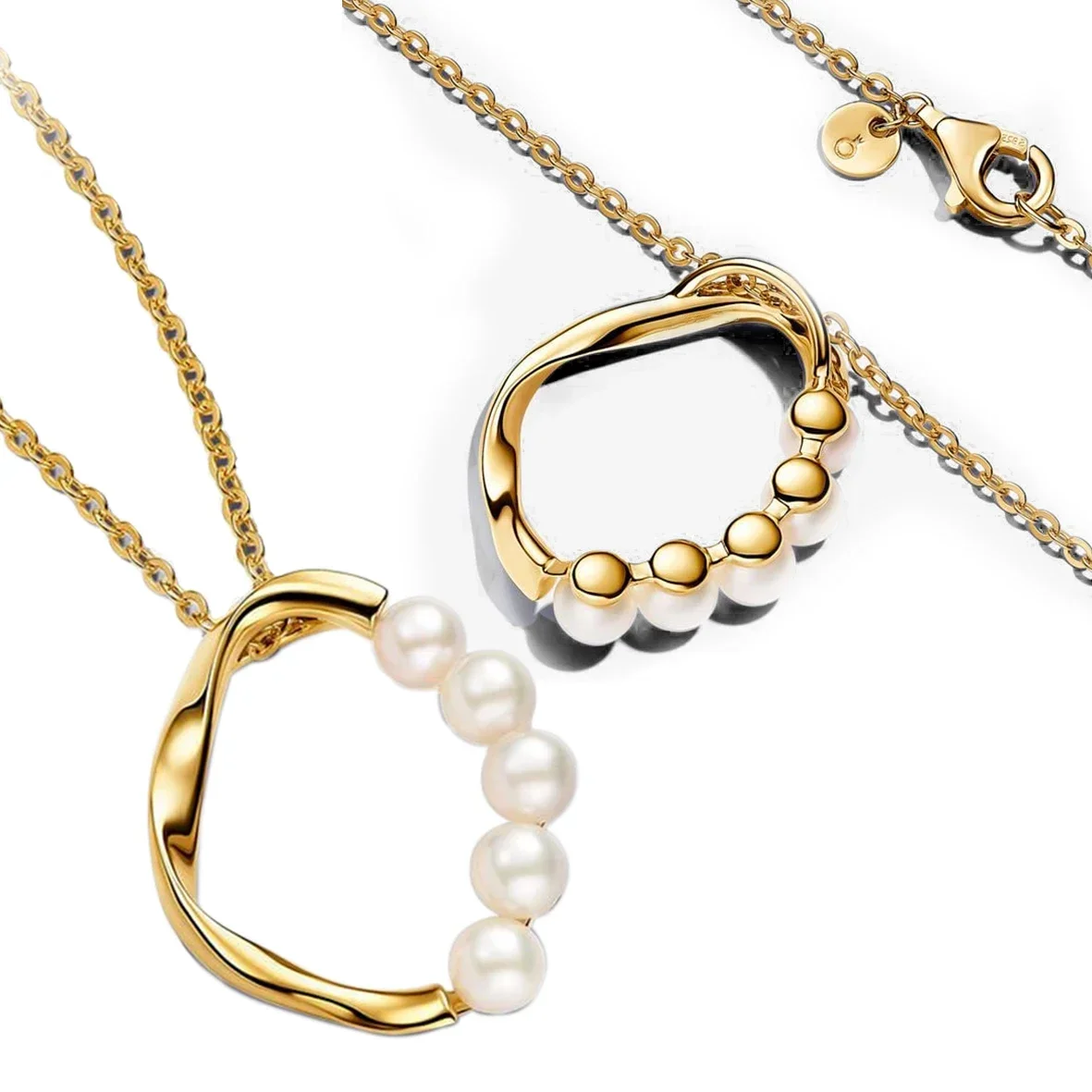 Silver 925 Pearl Freshwater Cultured Pearl Earrings, Necklace - A Beautiful Jewelry Gift for Women