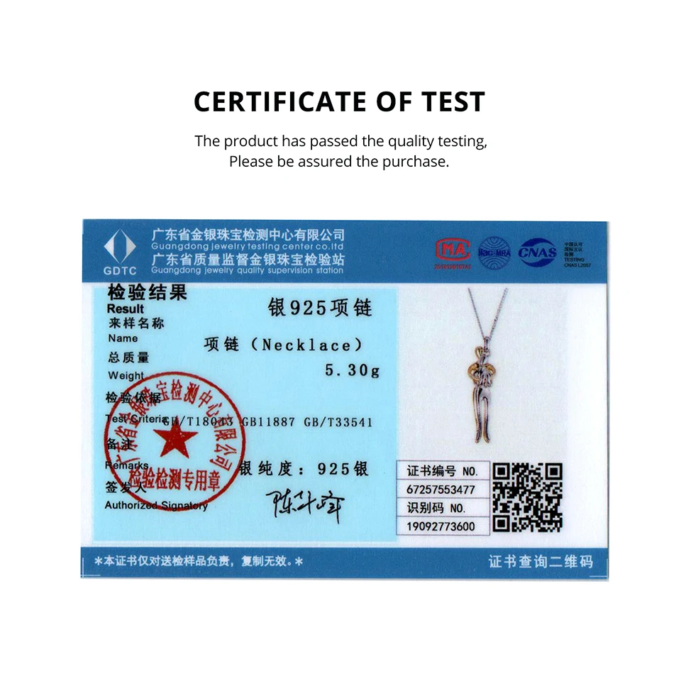 WOSTU Real 925 Silver Hug Couple Pendant Necklace For Love, Silver Gold Two-tone Him & Her embrace Pendant Valentine's Gift