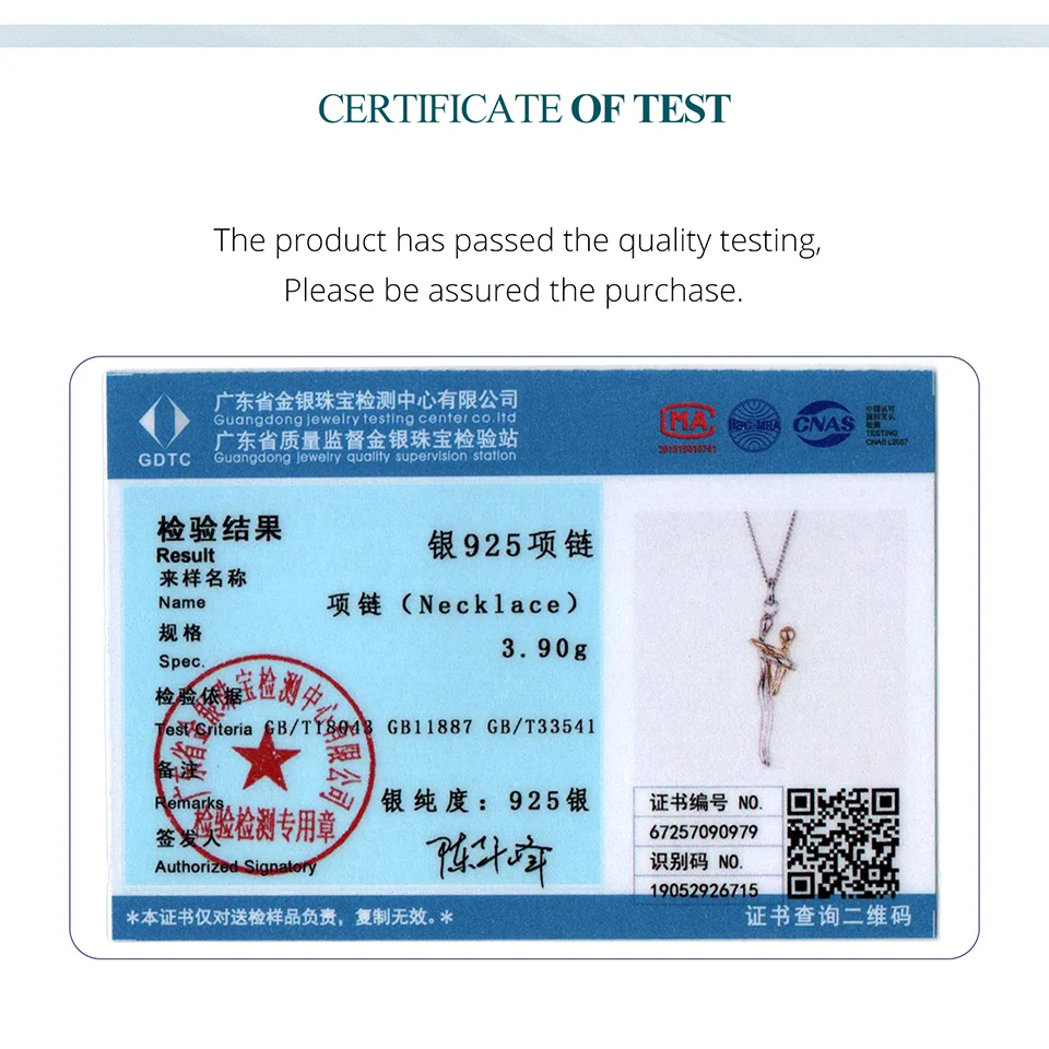 WOSTU Real 925 Silver Hug Couple Pendant Necklace For Love, Silver Gold Two-tone Him & Her embrace Pendant Valentine's Gift