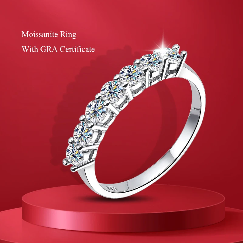 0.7ct 3mm Moissanite