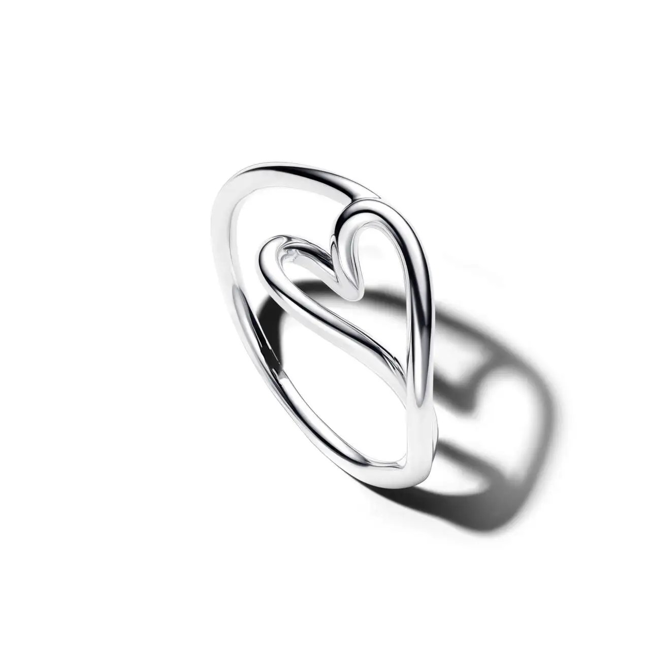 New 925% pure silver eternal love sparkling heart-shaped ring suitable for wedding parties women's jewelry Valentine's Day gifts New 925% pure silver eternal love sparkling heart-shaped ring suitable for wedding parties women's jewelry Valentine's Day gifts