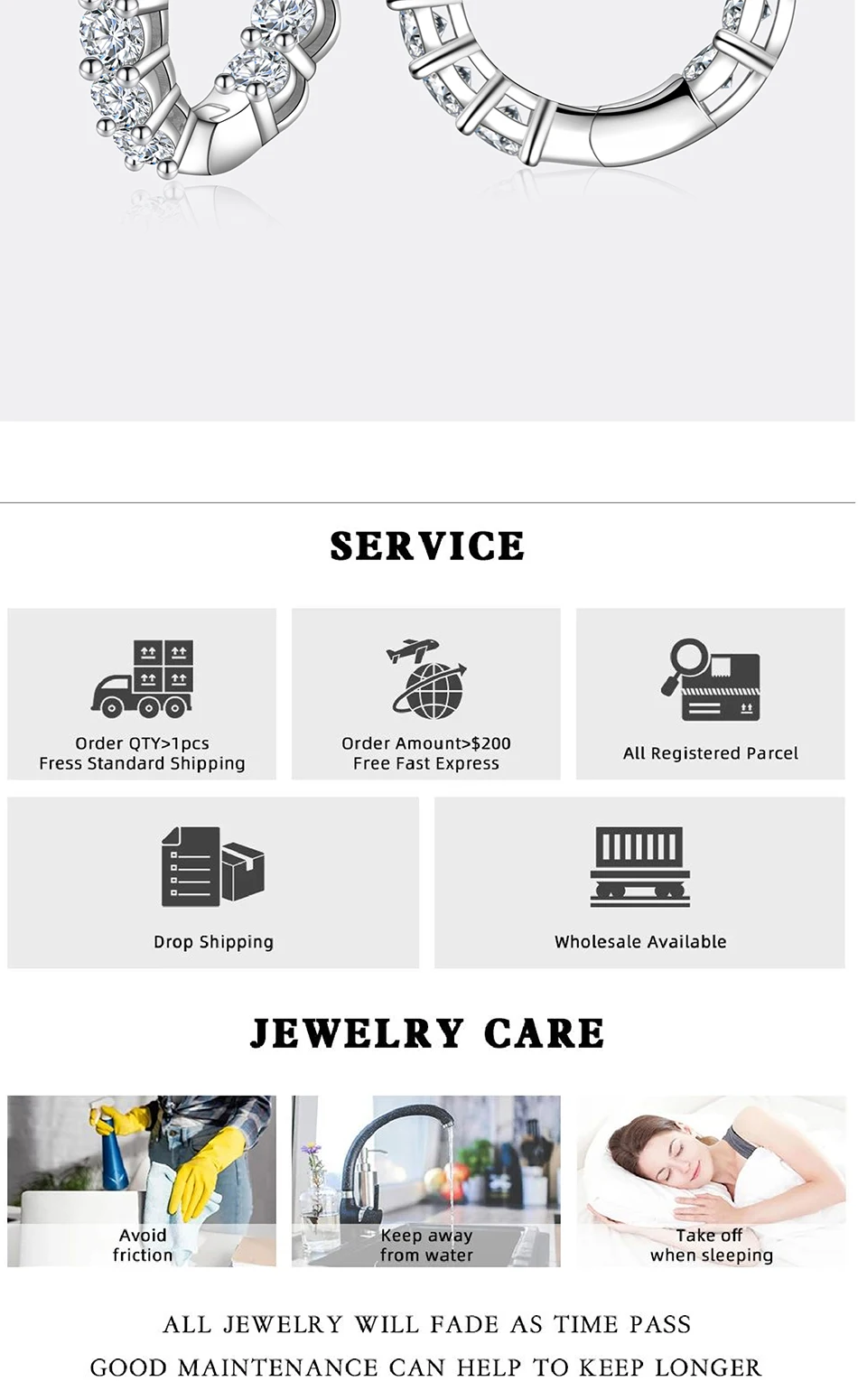 PERFANY 1.8CT All Moissanite Earrings for Women S925 Pure Silver GRA Certified Diamond Temperament Fashion Wedding Party Jewelry