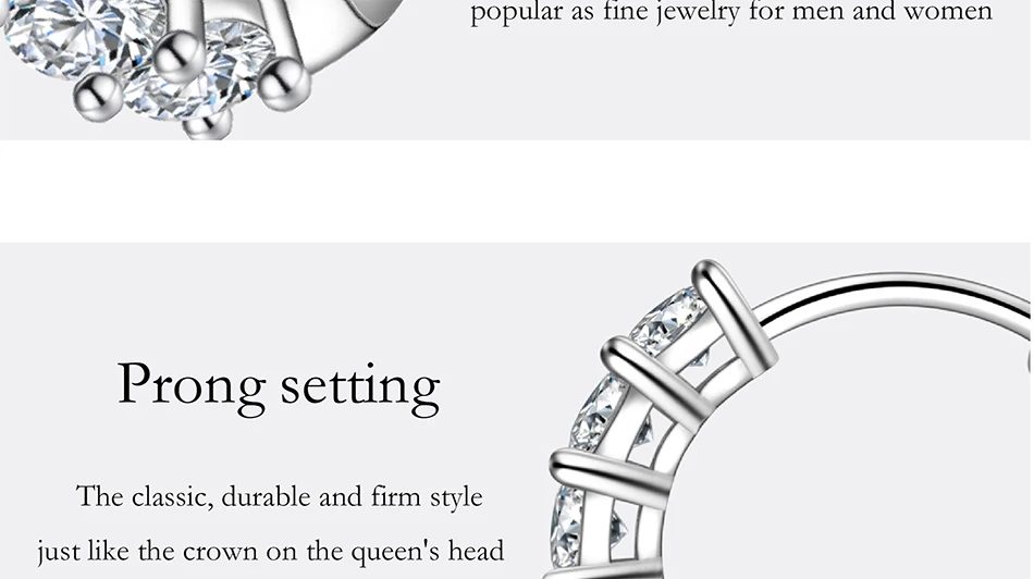 PERFANY 1.8CT All Moissanite Earrings for Women S925 Pure Silver GRA Certified Diamond Temperament Fashion Wedding Party Jewelry