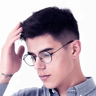 ZENOTTIC Occhiali da vista rotondi da donna in titanio puro Occhiali da vista personalizzati anti-blu-ray fotocromatici miopia/ipermetropia