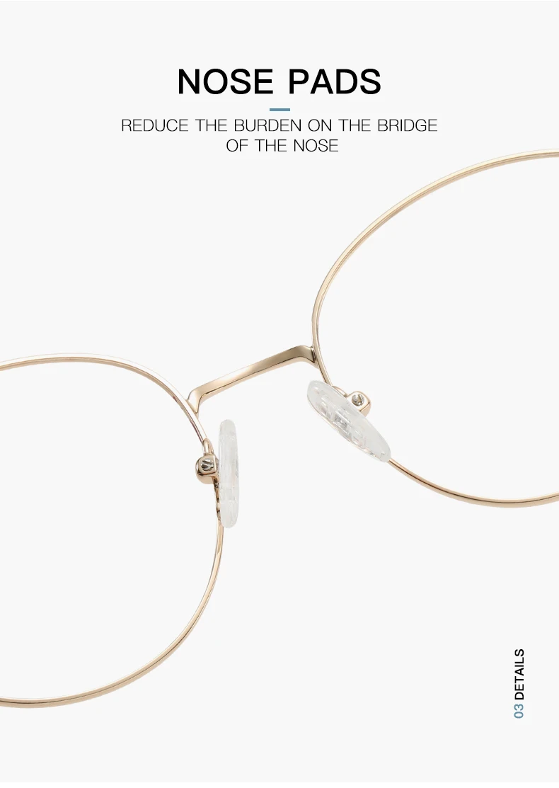 ZENOTTIC Occhiali da vista rotondi da donna in titanio puro Occhiali da vista personalizzati anti-blu-ray fotocromatici miopia/ipermetropia