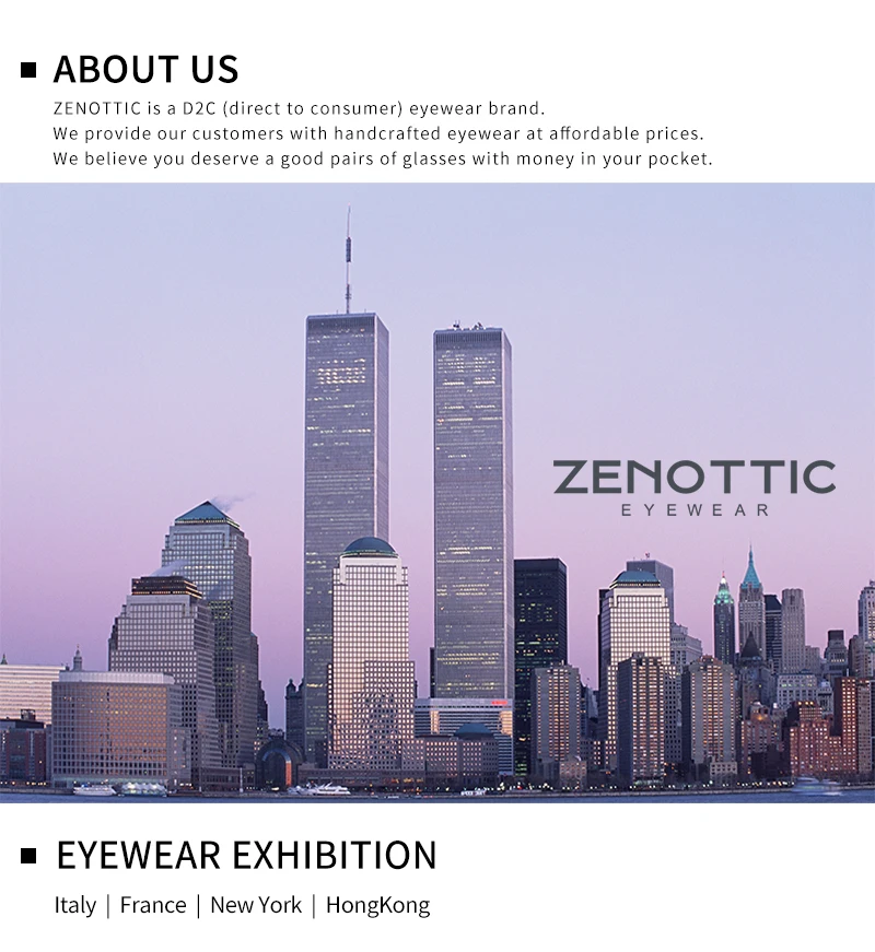 ZENOTTIC Occhiali da vista rotondi da donna in titanio puro Occhiali da vista personalizzati anti-blu-ray fotocromatici miopia/ipermetropia