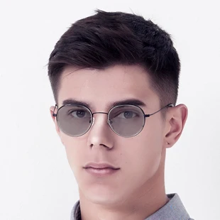  ZENOTTIC Occhiali da vista rotondi retrò di piccole dimensioni, occhiali progressivi circolari, occhiali ottici fotocromatici per donne e uomini