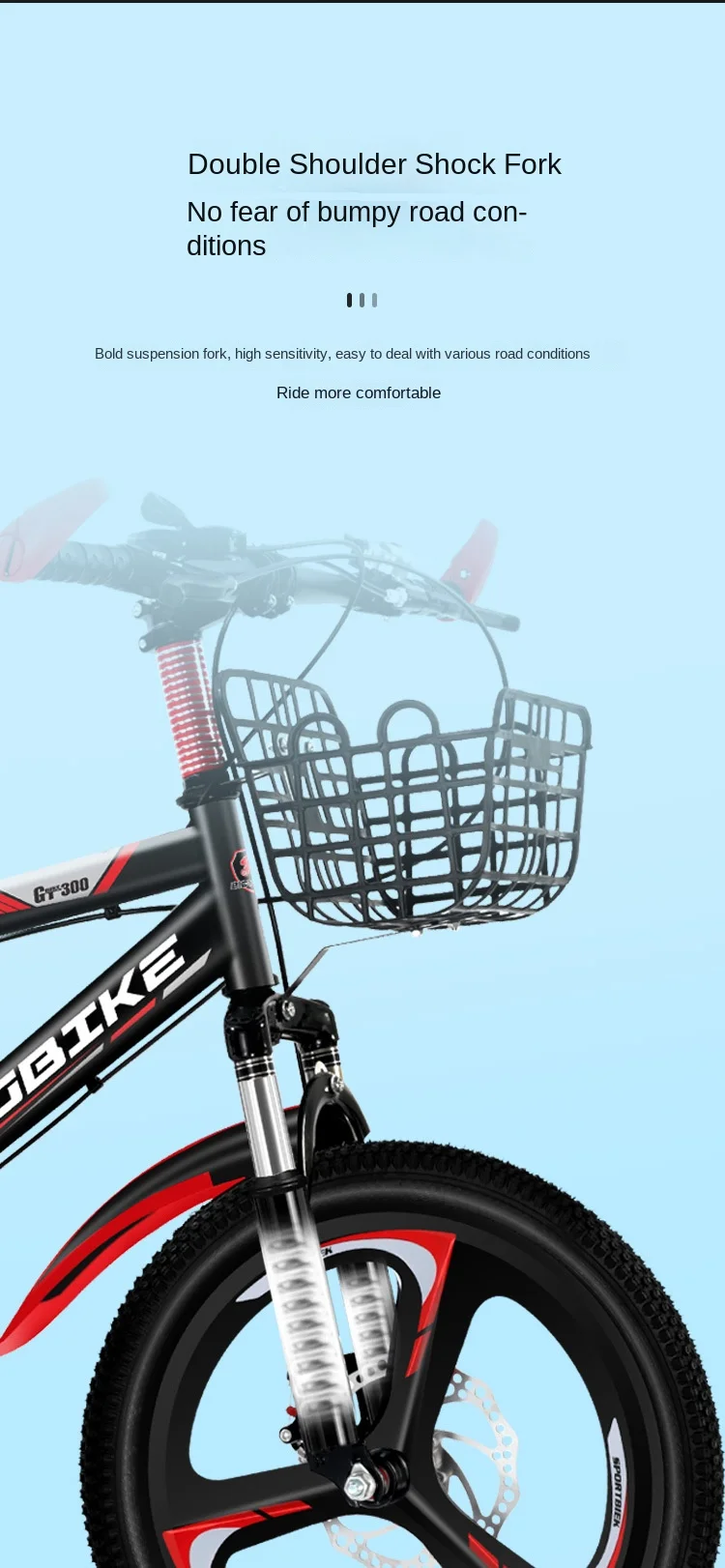 Selfree Bicicletta per bambini a una ruota Bicicletta da montagna a velocità variabile Bicicletta da esterno per studenti di 6-12 anni Velocità variabile a 7 velocità