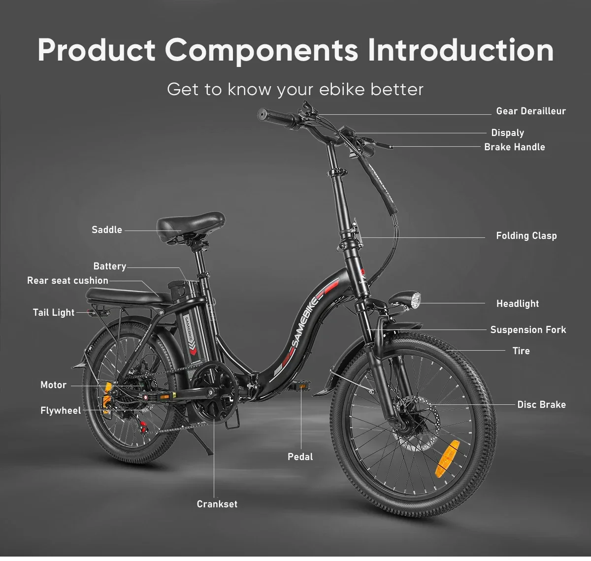 Pieghevole E-bike CY20 350W motore 36 v12ah batteria al litio rimovibile bici elettrica adulto 7 velocità 20 pollici pneumatico neve bicicletta elettrica Pieghevole E-bike CY20 350W motore 36 v12ah batteria al litio rimovibile bici elettrica adulto 7 velocità 20 pollici pneumatico neve bicicletta elettrica