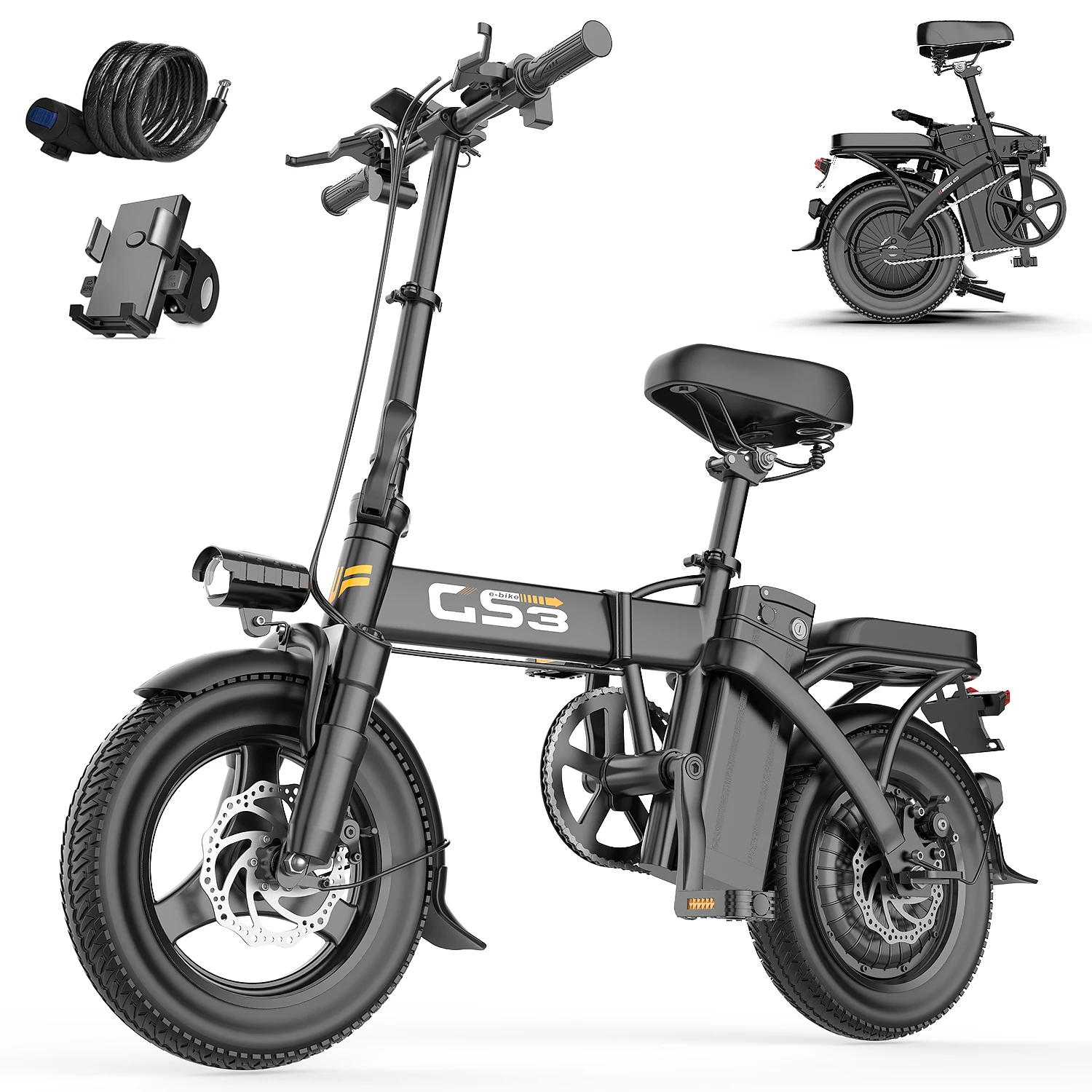 TOOFLY GS3 Bicicletta Elettrica Pieghevole 250W 48V15AH Viaggio Per Adulti Città Pendolari Bici Elettrica 14*2.125 Pollici Pneumatico Mini E-bike TOOFLY GS3 Bicicletta Elettrica Pieghevole 250W 48V15AH Viaggio Per Adulti Città Pendolari Bici Elettrica 14*2.125 Pollici Pneumatico Mini E-bike