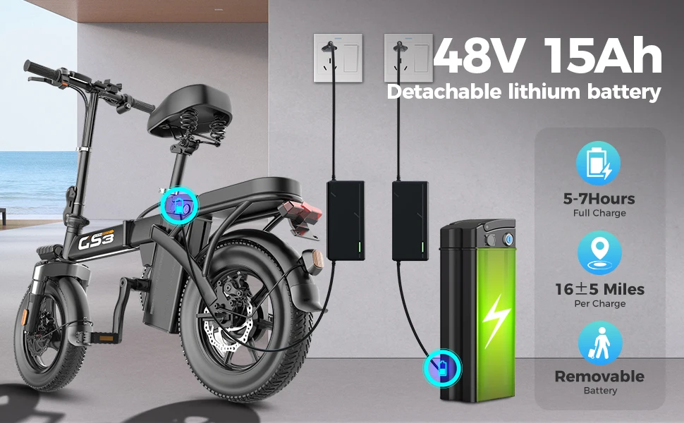 TOOFLY GS3 Bicicletta Elettrica Pieghevole 250W 48V15AH Viaggio Per Adulti Città Pendolari Bici Elettrica 14*2.125 Pollici Pneumatico Mini E-bike TOOFLY GS3 Bicicletta Elettrica Pieghevole 250W 48V15AH Viaggio Per Adulti Città Pendolari Bici Elettrica 14*2.125 Pollici Pneumatico Mini E-bike