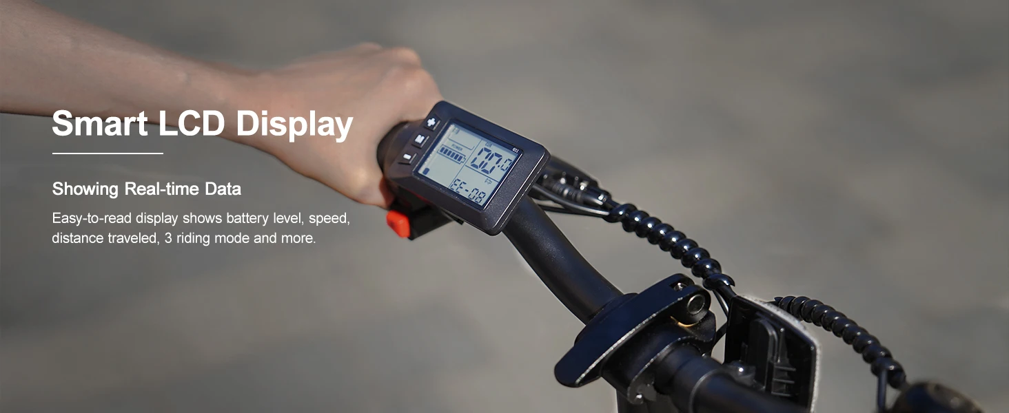 E-Bike da 16 pollici, dotata di batteria da 36V 11.4Ah e motore da 250W. Raggiunge velocità fino a 25 km/h con una autonomia di 35-50 km.