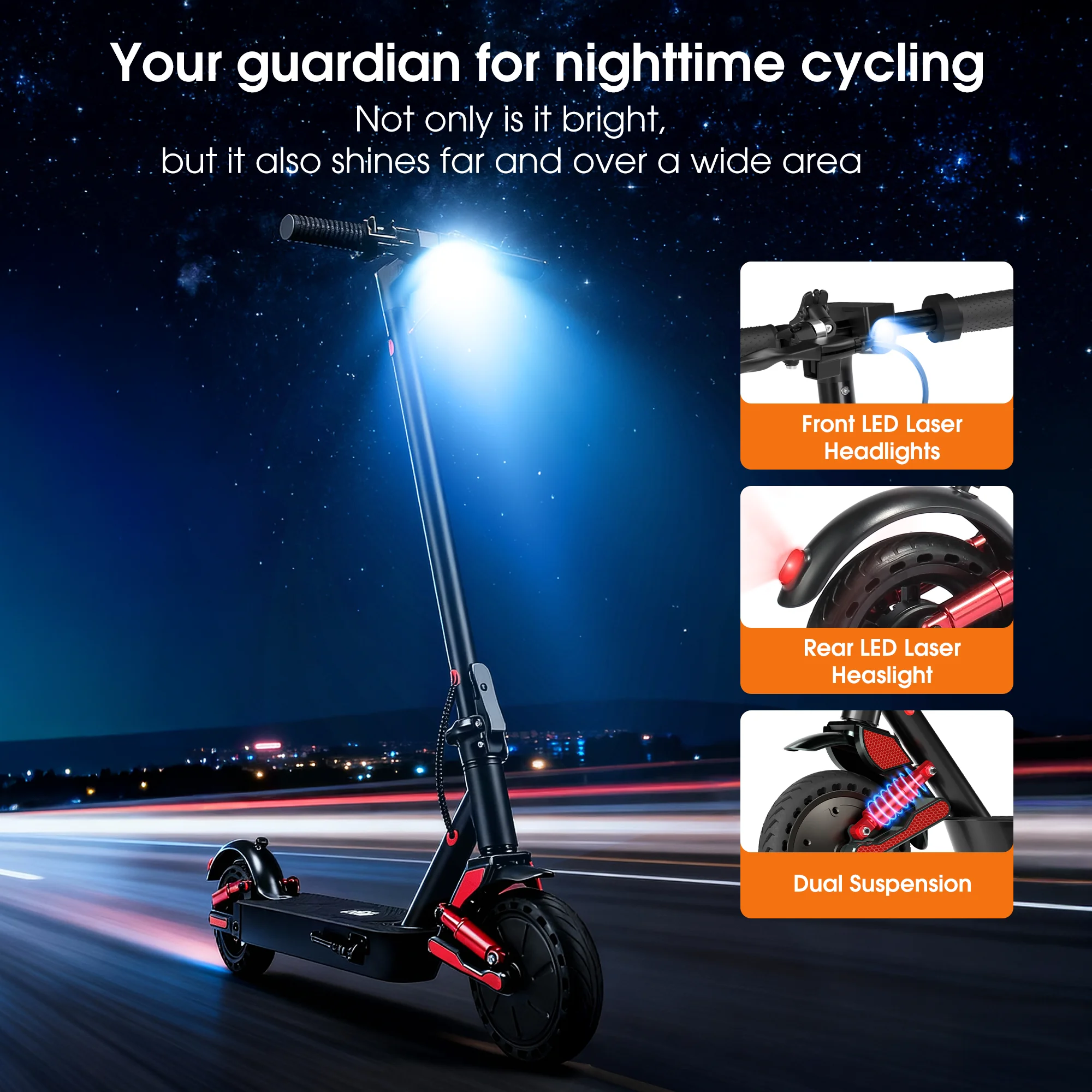 Scooter elettrico HX D06 500W 36V 25AH Ammortizzante Scooter elettrici pieghevole E Scooter da 8,5 pollici APP Smart scooter per adulti