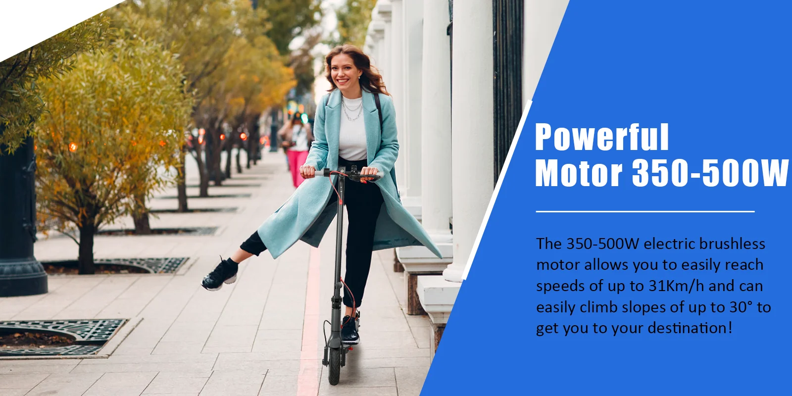 ES80/M365 X1 Scooter Elettrico 36V 10.5Ah 500W Motore 35KM Lungo Raggio 31KM/H 8.5 Pollici Pneumatici Solidi Pieghevole Smart APP EScooter