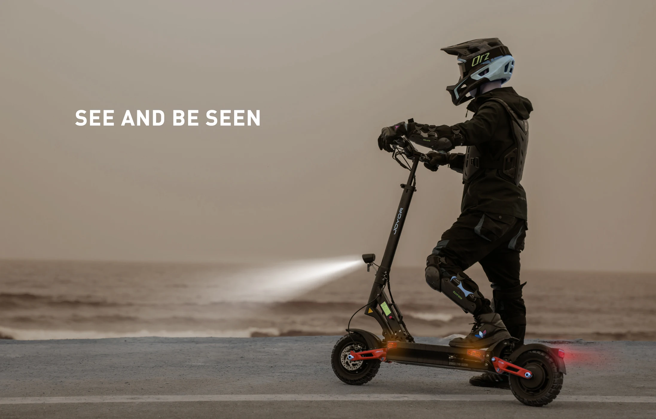 JOYOR T10 Monopattino Elettrico Pieghevole , Motore 1000W*2, Monopattino Elettrico Fuoristrada Da 10 Pollici, Pneumatici Fuoristrada, Batteria 60V18AH, Monopattino Elettrico Per Adulti