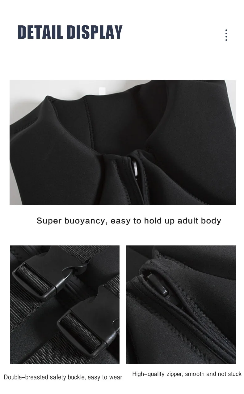 Giubbotto di salvataggio per adulti Kayak KiteSurf Jet Ski giubbotto di salvataggio barche a motore zattera di salvataggio Swim Drifting Boat Wakeboard giubbotti di salvataggio da pesca