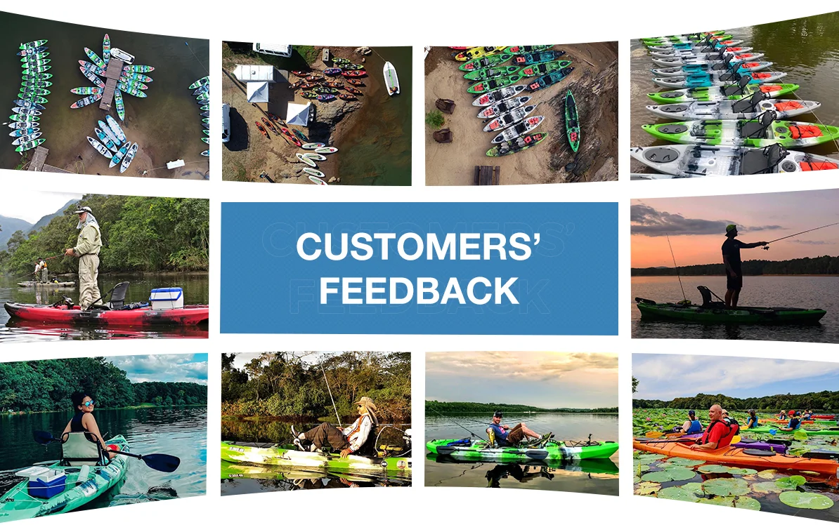 Kayak funzionale a pedale per pesca in mare per due persone disponibile con elica Flipper e motore da traina