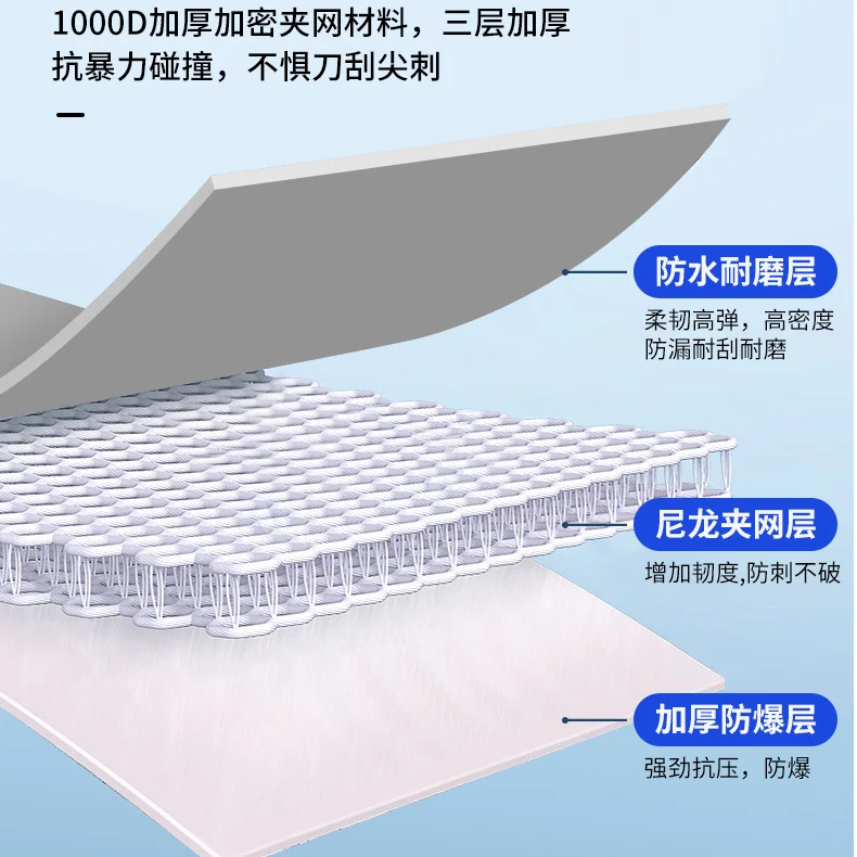 Zattera per barca professionale Set gonfiabile Gommone Barche a remi per adulti Kayak Canoa Pesca Barca alla deriva pieghevole resistente allo strappo