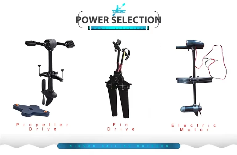 LLDPE Kayak modulare con motore Canoa per barca da pesca con sedile e pagaia Zattera montata portatile per la pesca all'aperto alla deriva