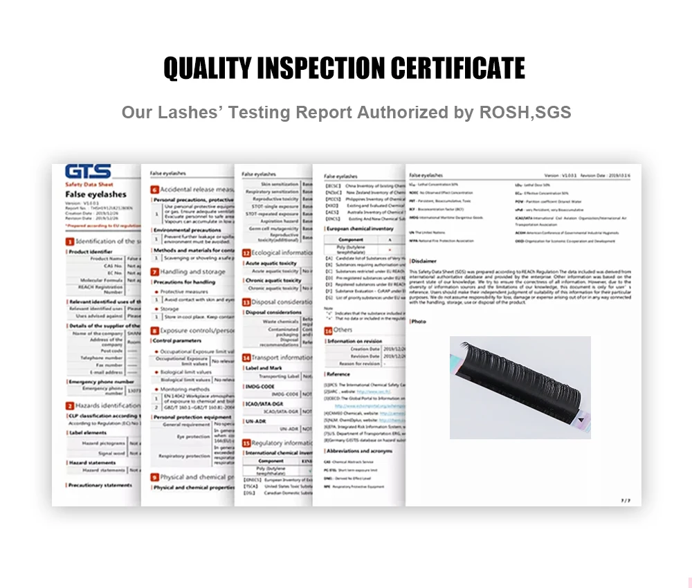 MASSCAKU Ciglia finte visone Ellipse Estensione ciglia piatte C/D Curl 0.15 0.20 0.25mm 8-18mm e mix Doppia punte divise Trucco Ciglia finte