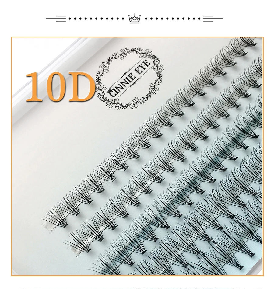 Nuovo 100 Cluster Ciglia Cluster Individuale Ready Fan Mazzi di Estensione Ciglia di Visone 20D/30D Russia Volume Bundle Cashmere Lash