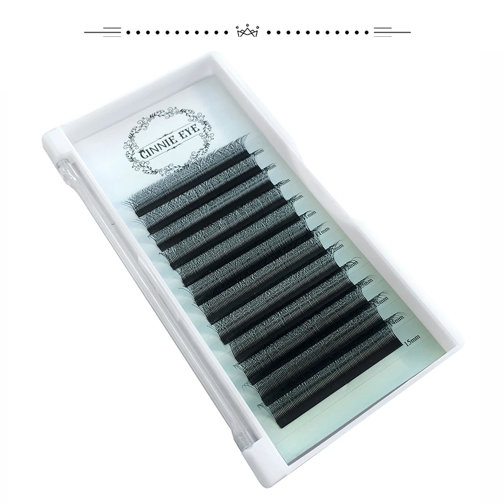 Nuovi Cilios 4D W Estensioni delle ciglia Misto 5D Wispy Ciglia finte Curl C/D Naturale Individuale Lash Cluster Premade Russia Volume Fans