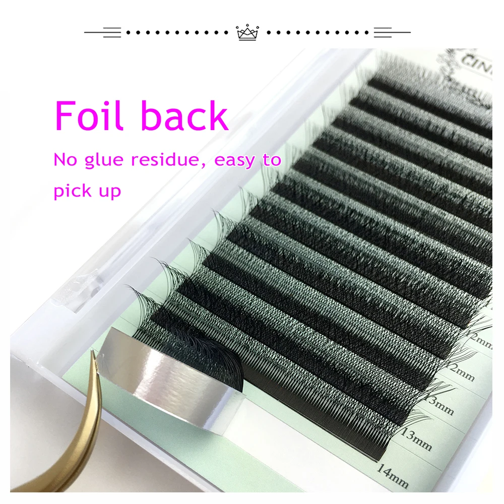 Nuovi Cilios 4D W Estensioni delle ciglia Misto 5D Wispy Ciglia finte Curl C/D Naturale Individuale Lash Cluster Premade Russia Volume Fans