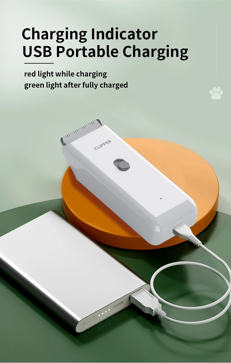 Ospedale per toelettatura animali domestici per cani e gatti, cesoia elettrica a basso rumore, rasatura elettrica impermeabile, professionale senza fili