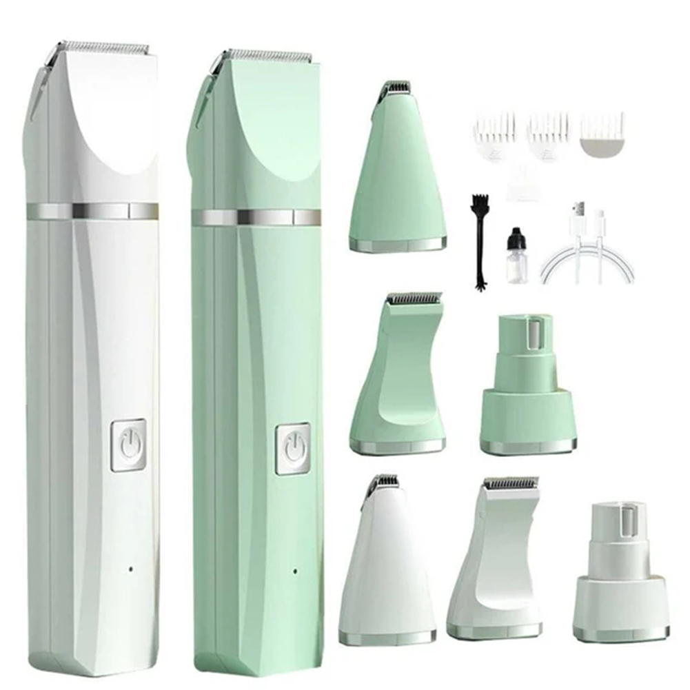 Tagliaunghie per cani elettrici multifunzionali 4 in 1 per toelettatura Tagliaunghie per cani senza fili Trimmer Strumenti per toelettatura animali domestici a basso rumore