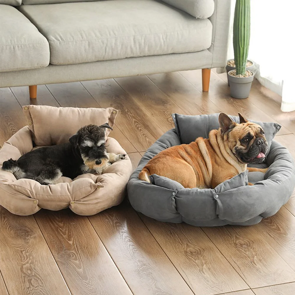 Multifunzione Letto Per Cani Zerbino 3 IN 1 Cani Gatto Letto Per Dormire Divano Caldo Inverno Cucciolo Gattino Nido Cuccia Morbido Cuscino Per Animali Domestici Per Cani Gatti