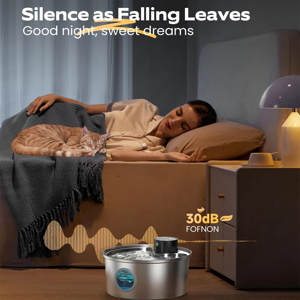 3.2L Ricarica 5V USB Fontana per gatti Sensore automatico Fontana per cani per gatti in acciaio inossidabile Ciotole per animali domestici multiple 3.2L Ricarica 5V USB Fontana per gatti Sensore automatico Fontana per cani per gatti in acciaio inossidabile Ciotole per animali domestici multiple