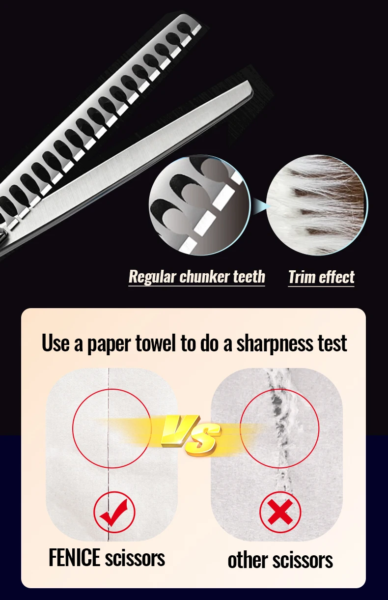 Fenice 7.0 pollici VG10 acciaio 3D gradiente denti senza tracce Pet curvo/dritto grosso forbici cuscinetto viti Pet Grooming cesoie Fenice 7.0 pollici VG10 acciaio 3D gradiente denti senza tracce Pet curvo/dritto grosso forbici cuscinetto viti Pet Grooming cesoie