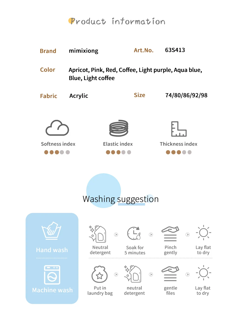 Dolce manica lunga scollo a V monopetto neonate primavera e autunno cappotto cardigan per neonati in acrilico lavorato a maglia per 6-36 mesi neonato Dolce manica lunga scollo a V monopetto neonate primavera e autunno cappotto cardigan per neonati in acrilico lavorato a maglia per 6-36 mesi neonato