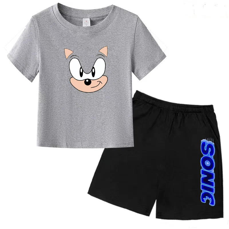 T-shirt moda per bambini Anime Smart Justice Brave Animal Print Ragazzi Ragazze Bambino 3-12 anni Top + Pantaloncini 2P Casual Sport Set affascinante T-shirt moda per bambini Anime Smart Justice Brave Animal Print Ragazzi Ragazze Bambino 3-12 anni Top + Pantaloncini 2P Casual Sport Set affascinante