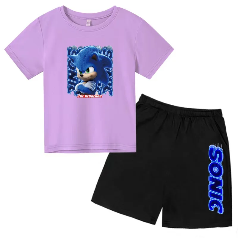 T-shirt moda per bambini Anime Smart Justice Brave Animal Print Ragazzi Ragazze Bambino 3-12 anni Top + Pantaloncini 2P Casual Sport Set affascinante T-shirt moda per bambini Anime Smart Justice Brave Animal Print Ragazzi Ragazze Bambino 3-12 anni Top + Pantaloncini 2P Casual Sport Set affascinante