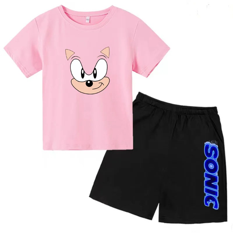 T-shirt moda per bambini Anime Smart Justice Brave Animal Print Ragazzi Ragazze Bambino 3-12 anni Top + Pantaloncini 2P Casual Sport Set affascinante T-shirt moda per bambini Anime Smart Justice Brave Animal Print Ragazzi Ragazze Bambino 3-12 anni Top + Pantaloncini 2P Casual Sport Set affascinante